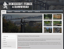 Tablet Screenshot of dineheryfence.com
